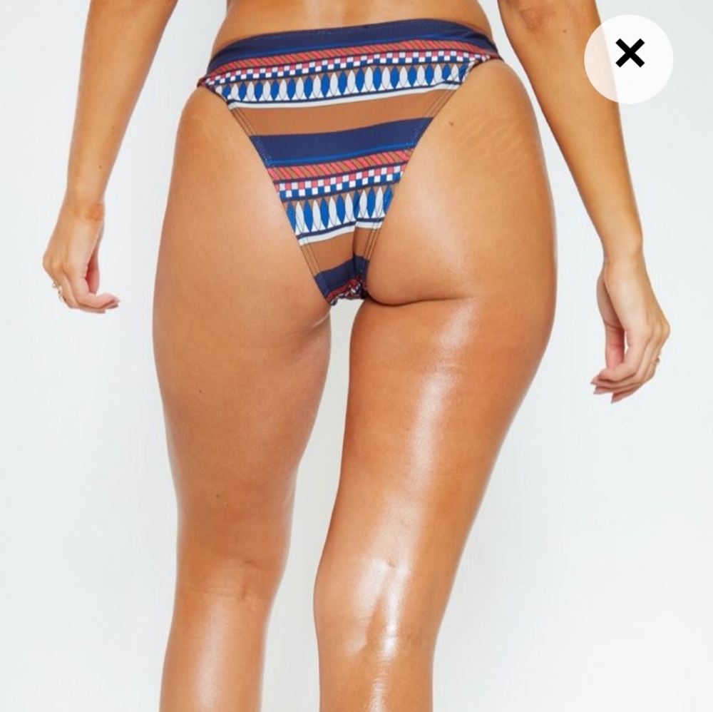 Geo Print Bikini Set - Picture 3 of 5